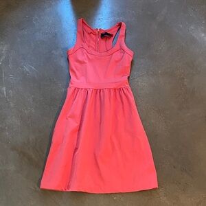 Cynthia Rowley Coral-Pink Sleeveless Fit & Flare Dress